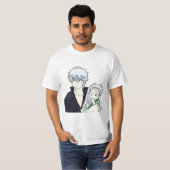 T-shirt Gintoki avec bébé (Devant entier)