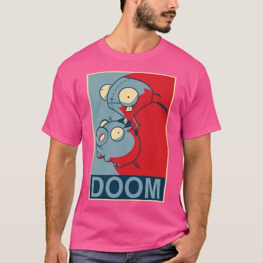 T-shirt Gir Doom- Hope Poster Parodie (Devant)