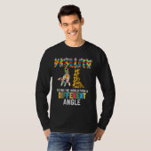 T-shirt Girafe Autism Seeing World Different Angle Aware (Devant entier)