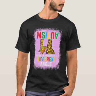 T-shirt Girafe Autism Seeing World Different Angle Aware