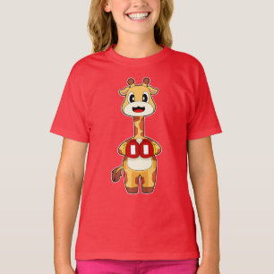 T-shirt Girafe Boxeur Gants de boxe Boxe