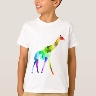 T-shirt Girafe colorée animaux cadeaux