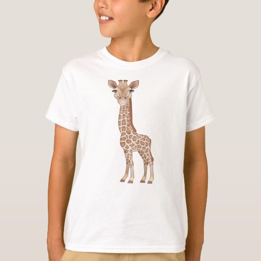 T-shirt Girafe de bébé (Devant)