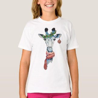T-shirt Girafe de neige