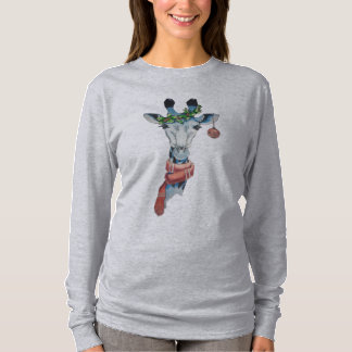 T-shirt Girafe de neige