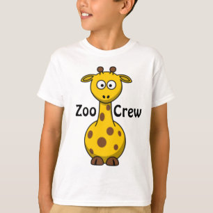 T-shirt Girafe d'équipage de zoo