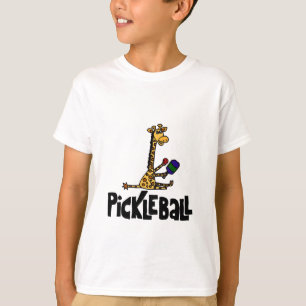 T-shirt Girafe drôle jouant la bande dessinée de
