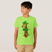 T-shirt Girafe du jour de St Patrick (Devant entier)