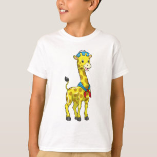 T-shirt Girafe en voile avec casquette de voile