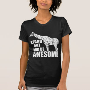 T-shirt Girafe impressionnante