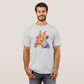 T-shirt Girafe lunatique (Devant entier)
