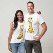 T-shirt Girafe Mignonne (Unisexe)