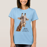 Girafe Mignonne SOURIRE Citation Drôle Moderne Lum