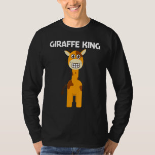 T-shirt Girafe Pour Hommes Papa Garçons Safari Faune Anima