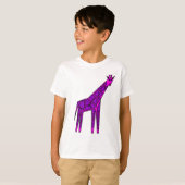 T-shirt Girafe rose (Devant entier)