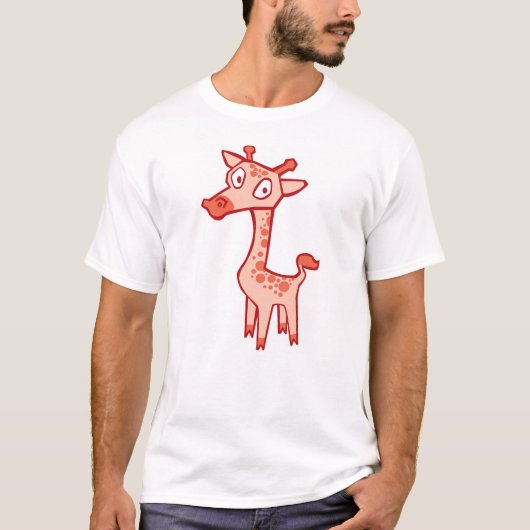 T-shirt Girafe - rouge (Devant)