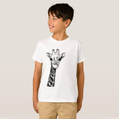 T-shirt Girafe sucrée (Devant entier)
