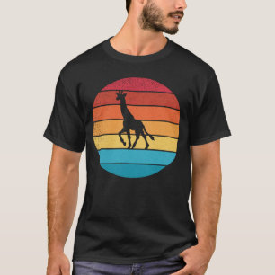 T-shirt Girafe vintage rétro et animal mignon 7