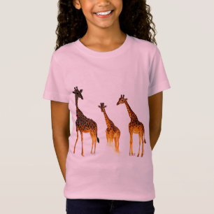 T-Shirt Girafes préparant un ragoût dans un village africa
