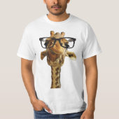 T-shirt giraff dans l'idée drôle de cadeau de conception (Devant)