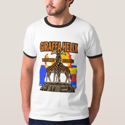 T-shirt Giraffa Helix Beautés Entrelacées (Devant)