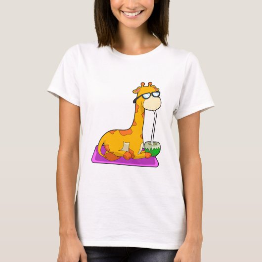T-shirt Giraffe à la noix de coco (Devant)