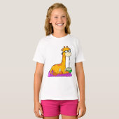 T-shirt Giraffe à la noix de coco (Devant entier)
