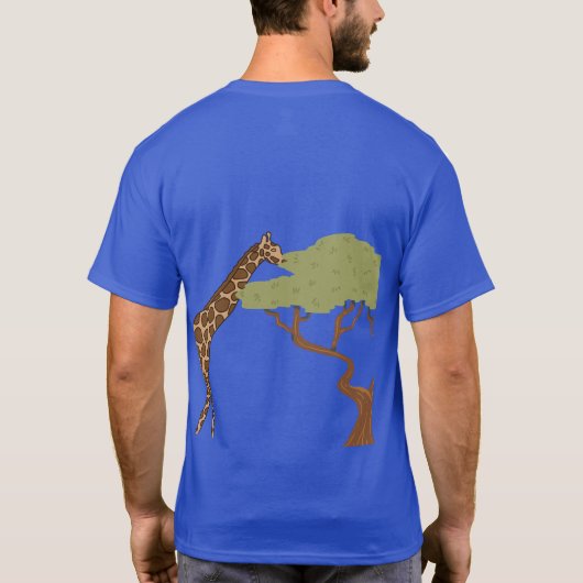 T-shirt Giraffe, Acacia (Dos)