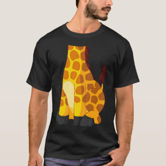 T-shirt Giraffe Adulte Enfants Hommes Giraffe Costume Shi
