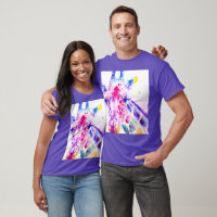 Giraffe Aquarelle Mens Purple Cadeaux Lavande