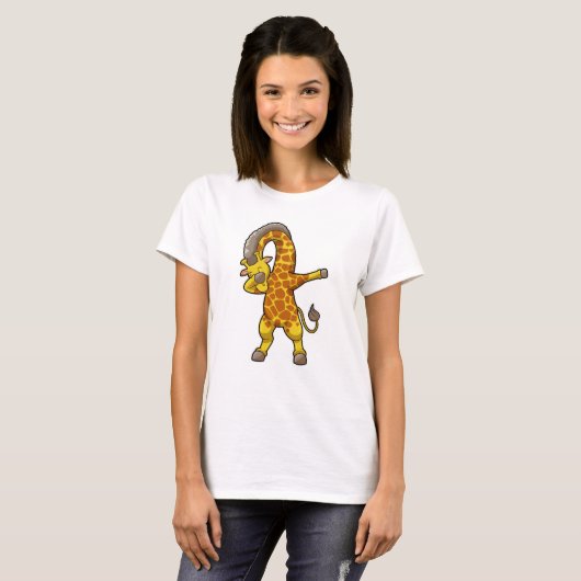 T-shirt Giraffe at Hip Hop Dance Dab (Devant entier)