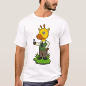 T-shirt Giraffe avec mobile (Devant)