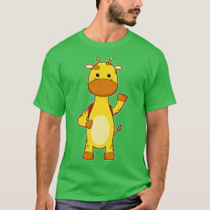 T-shirt Giraffe avec sac à dos