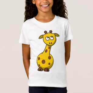 T-Shirt Giraffe Cartoon mignonne