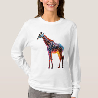 T-shirt Giraffe colorée