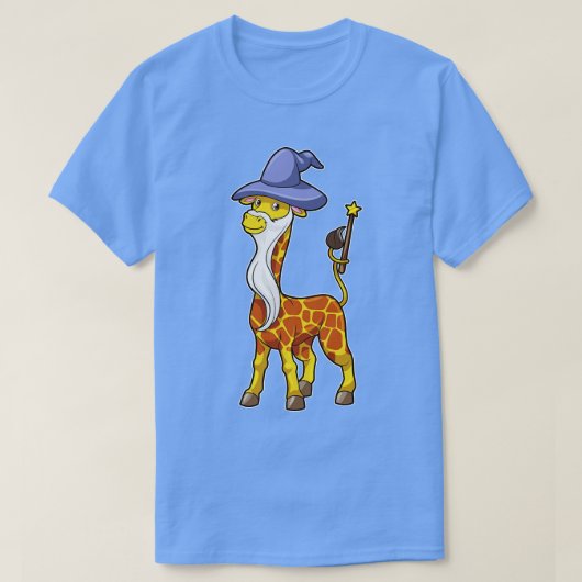 T-shirt Giraffe Comme Assistant Avec Casquette Magique De (Design devant)