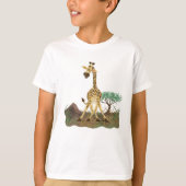 T-shirt Giraffe de la Parade Animale (Devant)