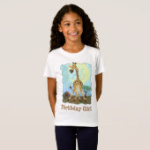T-Shirt Giraffe de l'animal du parti (Devant entier)