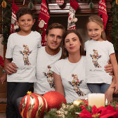 T-Shirt Giraffe de Noël cosy