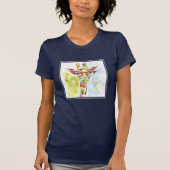 T-shirt Giraffe de pantalons (Devant)