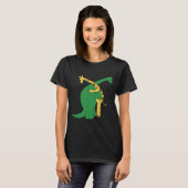 T-shirt Giraffe Dinosaur Hug Love Dino Animaux (Devant entier)