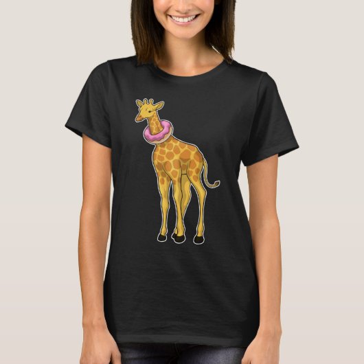 T-shirt Giraffe Donut (Devant)
