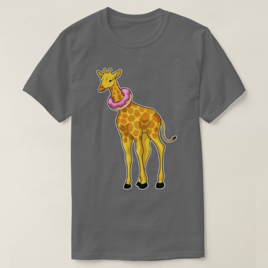 T-shirt Giraffe Donut (Design devant)