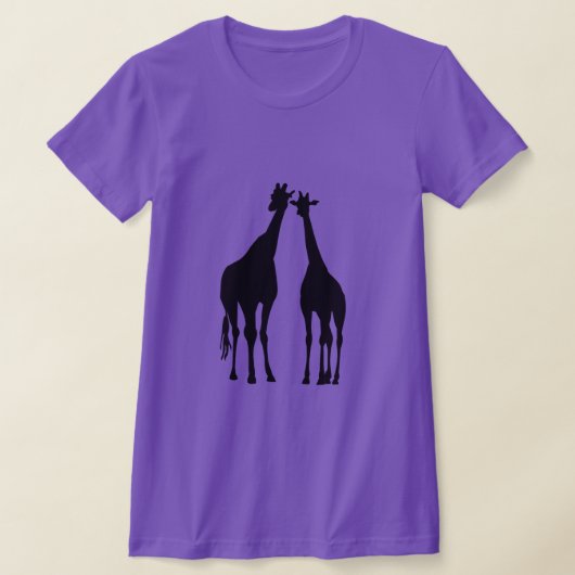 T-shirt Giraffe en couple (Poser)