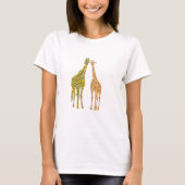 T-shirt Giraffe en couple (Devant)