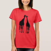 T-shirt Giraffe en couple (Devant)