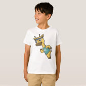 T-shirt Giraffe en Jogger à Running avec Headband (Devant entier)