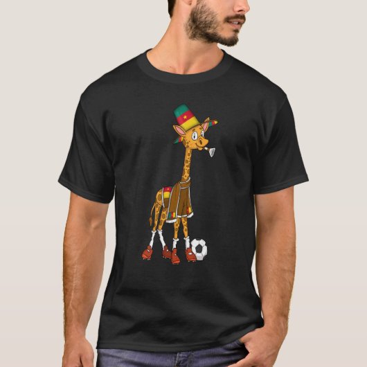 T-shirt Giraffe Fan Cameroon (Devant)