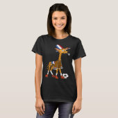 T-shirt Giraffe Fan Holland (Devant entier)