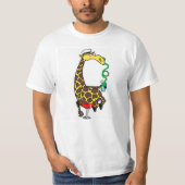 T-shirt Giraffe Guzzling (Devant)